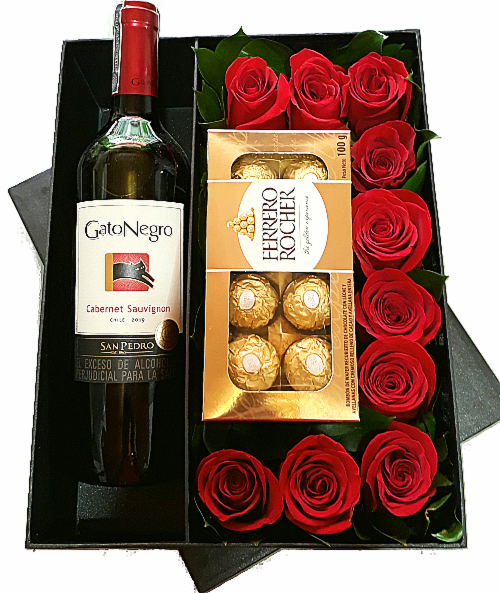 Rosas-vino-y-chocolate-irania-floristeria-bogota