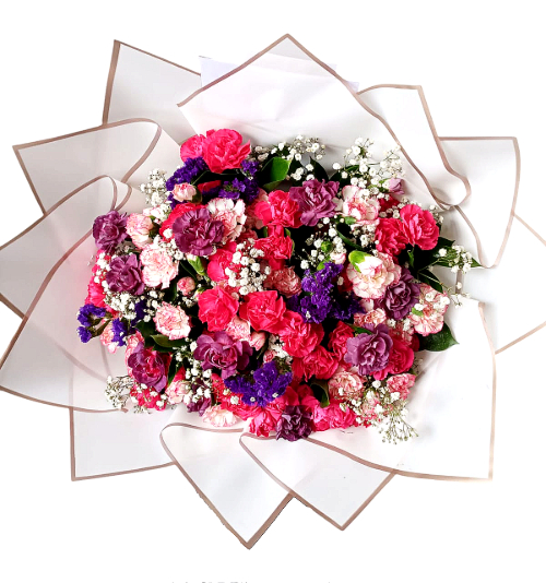 Bouquet miniclaveles irania floristeria