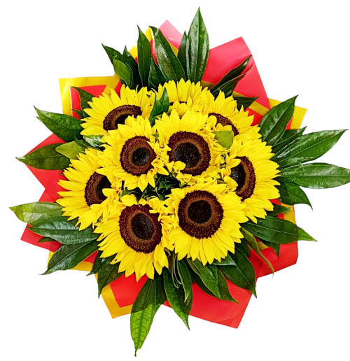 bouquet de girasoles irania floristeria