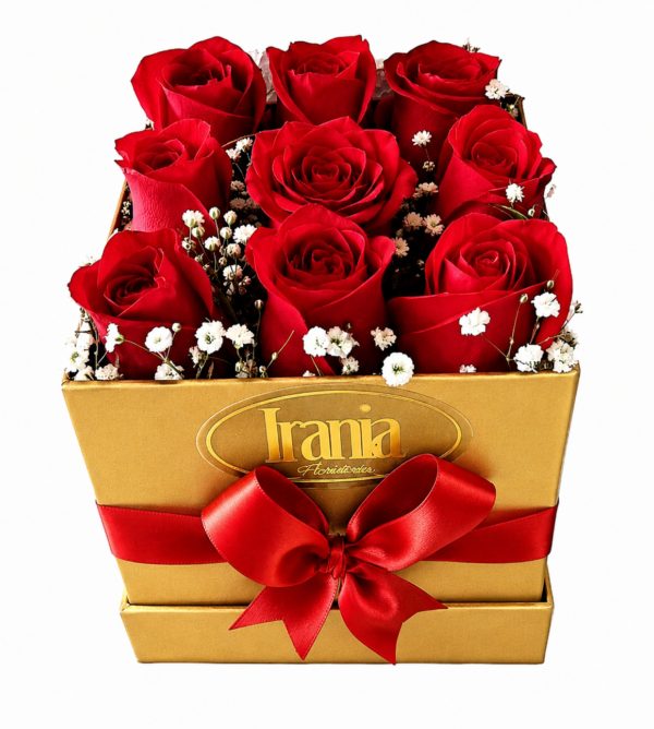 caja cubo irania floristeria